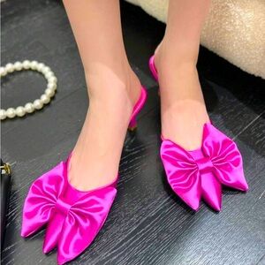 Pink Shoes with Bow